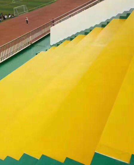 随县球场台阶翻新修补改造